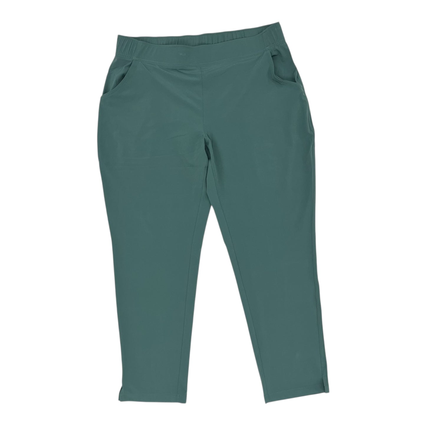 Athletic Pants By Eddie Bauer In Green, Size:L