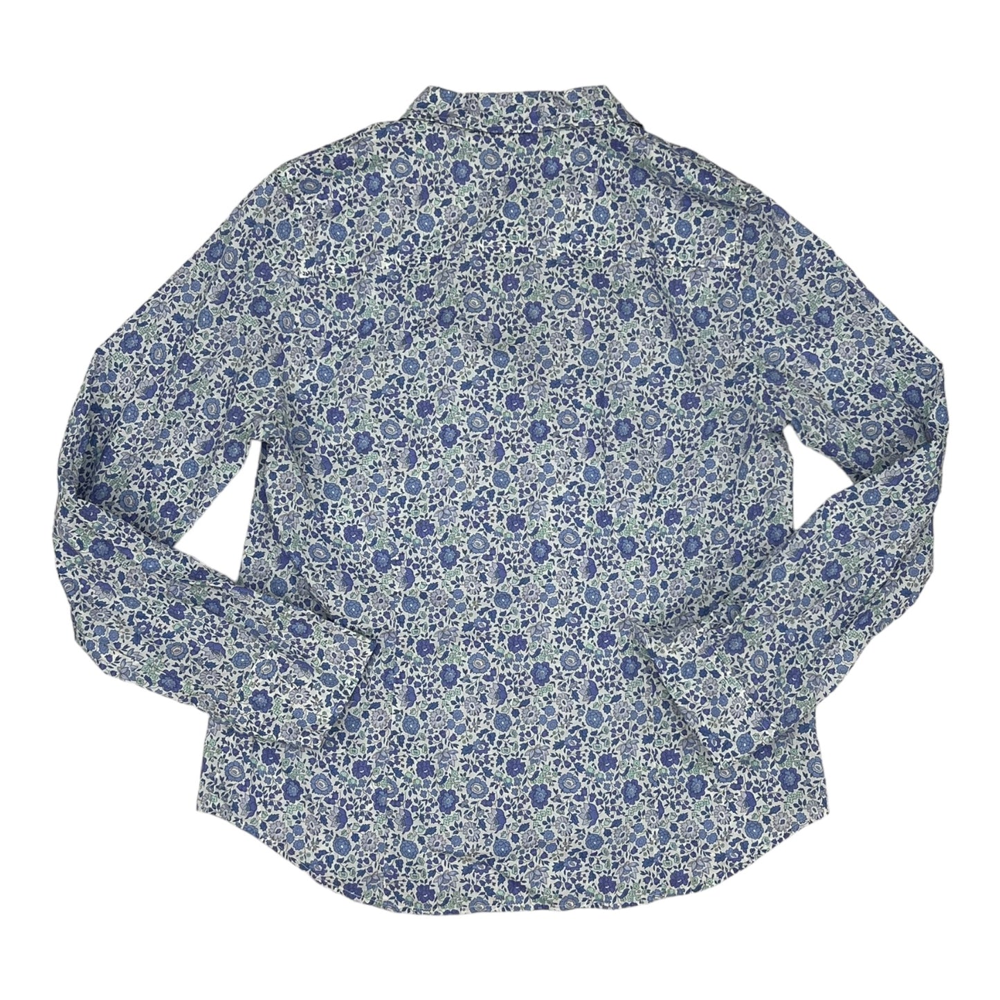 BLUE J. CREW BLOUSE LS, Size L