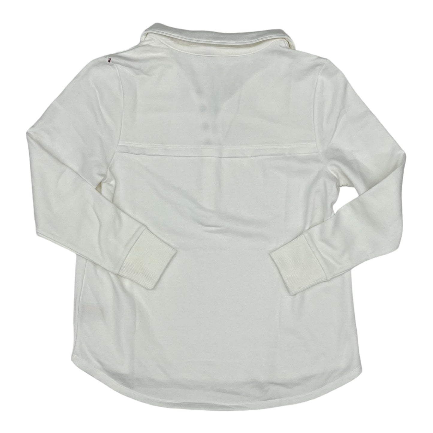 WHITE SWEATSHIRT COLLAR by SOFT SURROUNDINGS Size:L