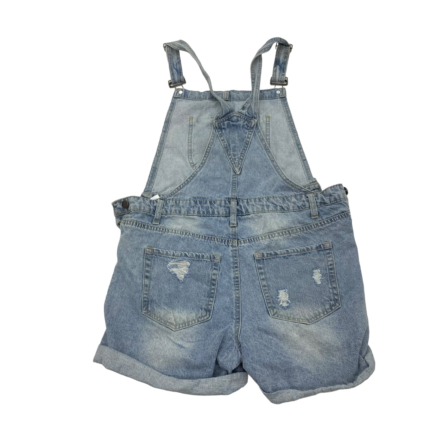 BLUE DENIM SHORTALLS by CLOTHES MENTOR Size:M