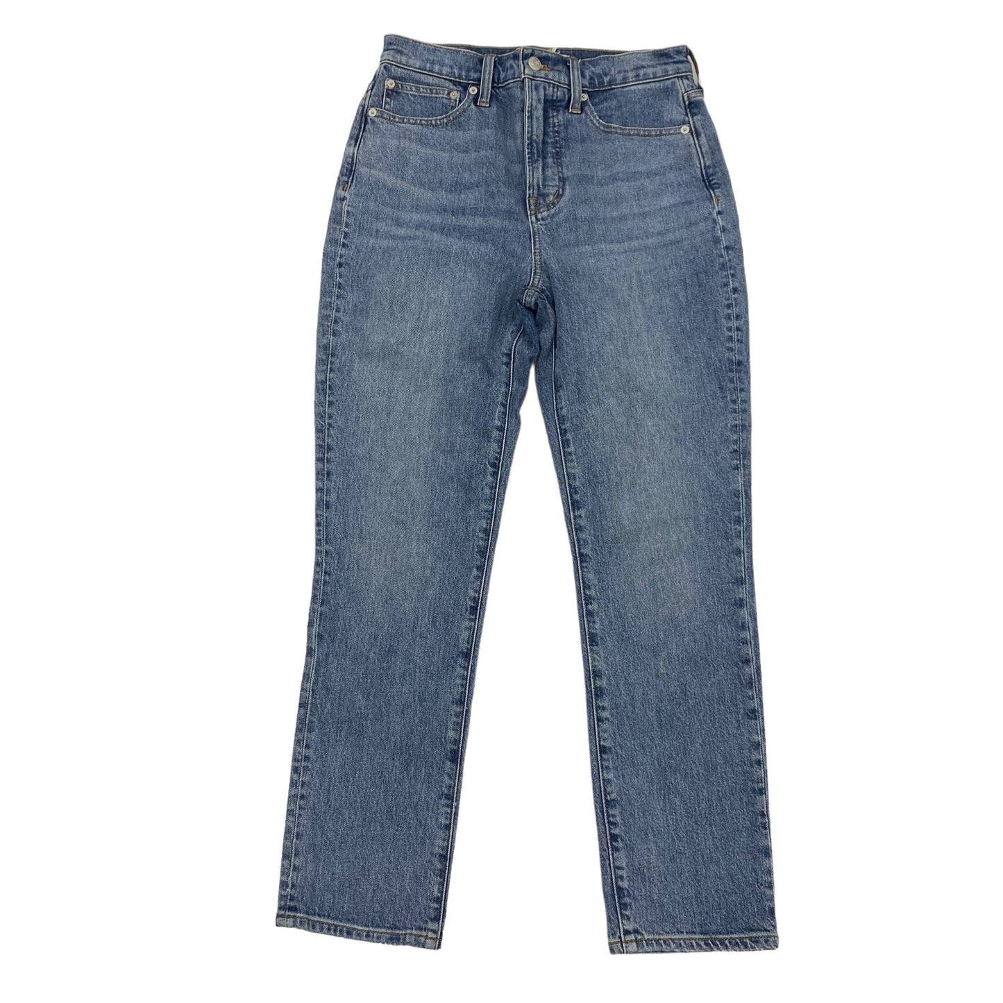 BLUE DENIM JEANS STRAIGHT by MADEWELL Size:2