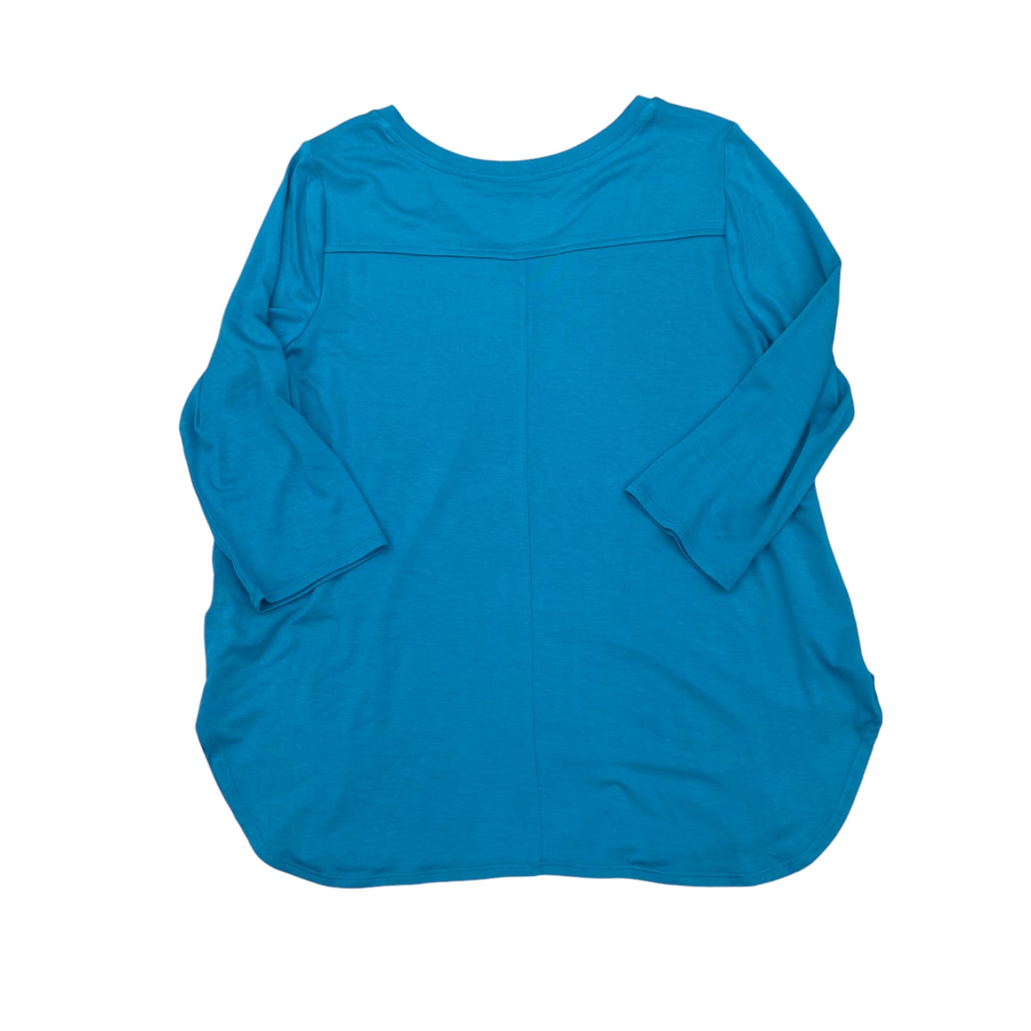 Top 3/4 Sleeve By Clothes Mentor In Blue, Size:M