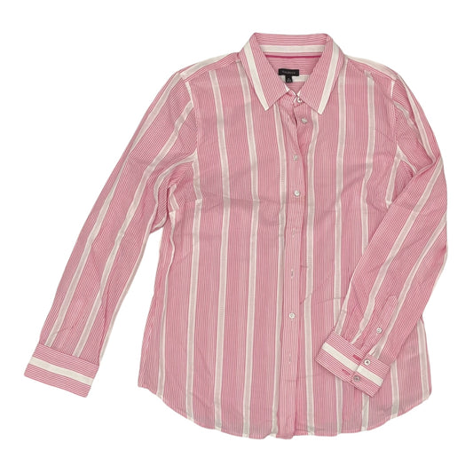 Top Ls By Talbots In Pink & White, Size:M