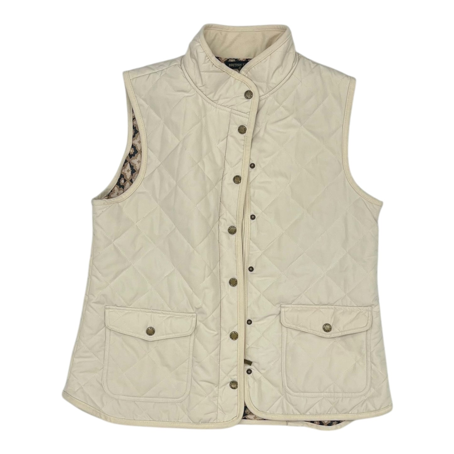 VEST PUFFER & QUILTED by BRITISH KHAKI In TAN, Size: L