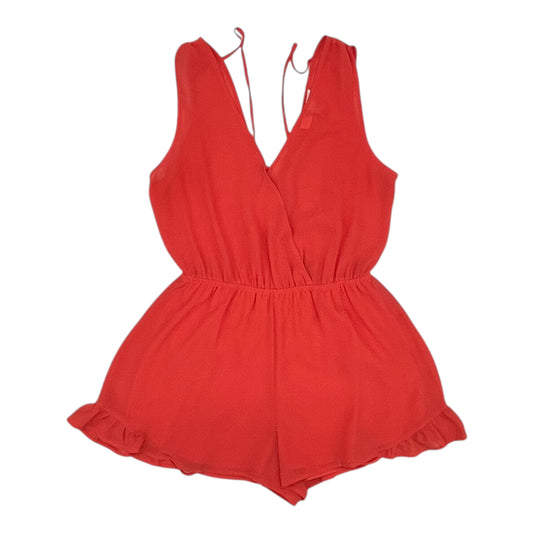 Romper By Astr In Orange, Size:S