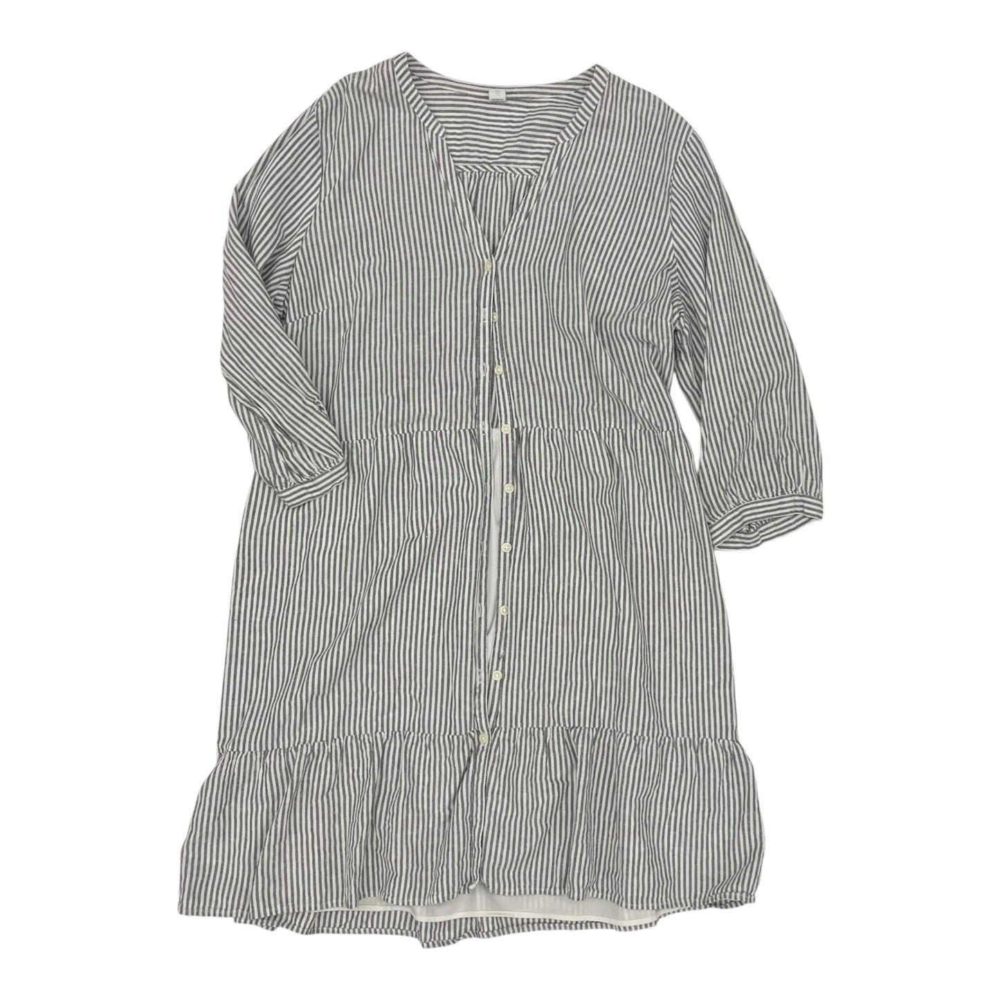 Dress Casual Midi By Old Navy In Grey, Size:Xxl