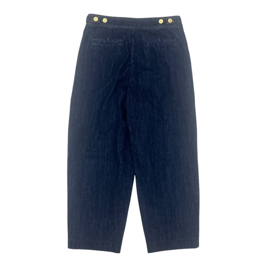 Jeans Wide Leg By J. Crew In Blue Denim, Size:6