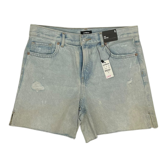 Shorts By Express In Blue Denim, Size:6