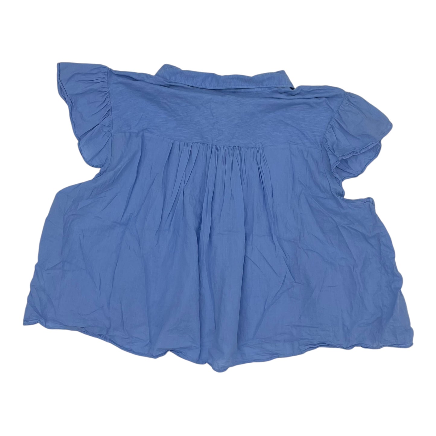 Top Ss By Pilcro In Blue, Size:2X