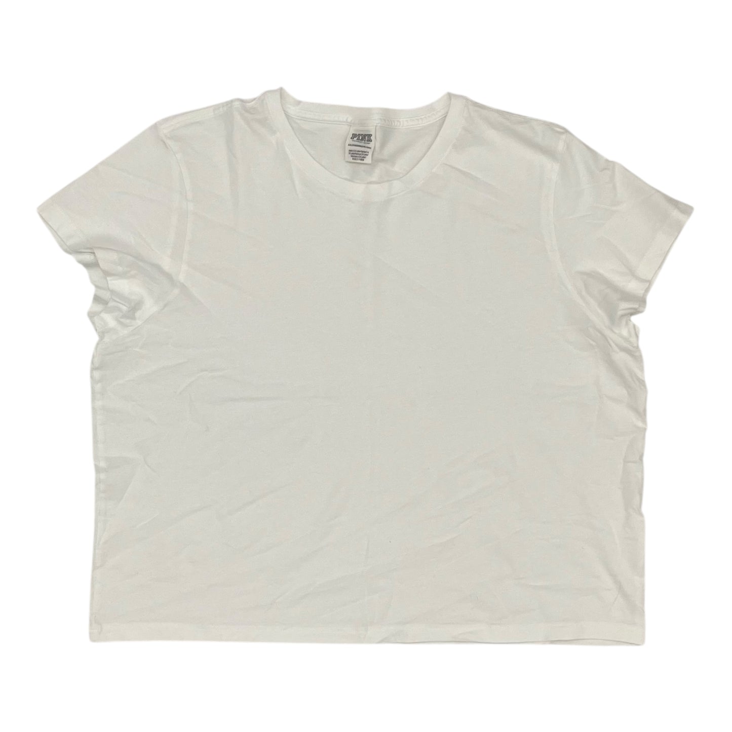 Top Ss By Pink In White, Size:Xxl