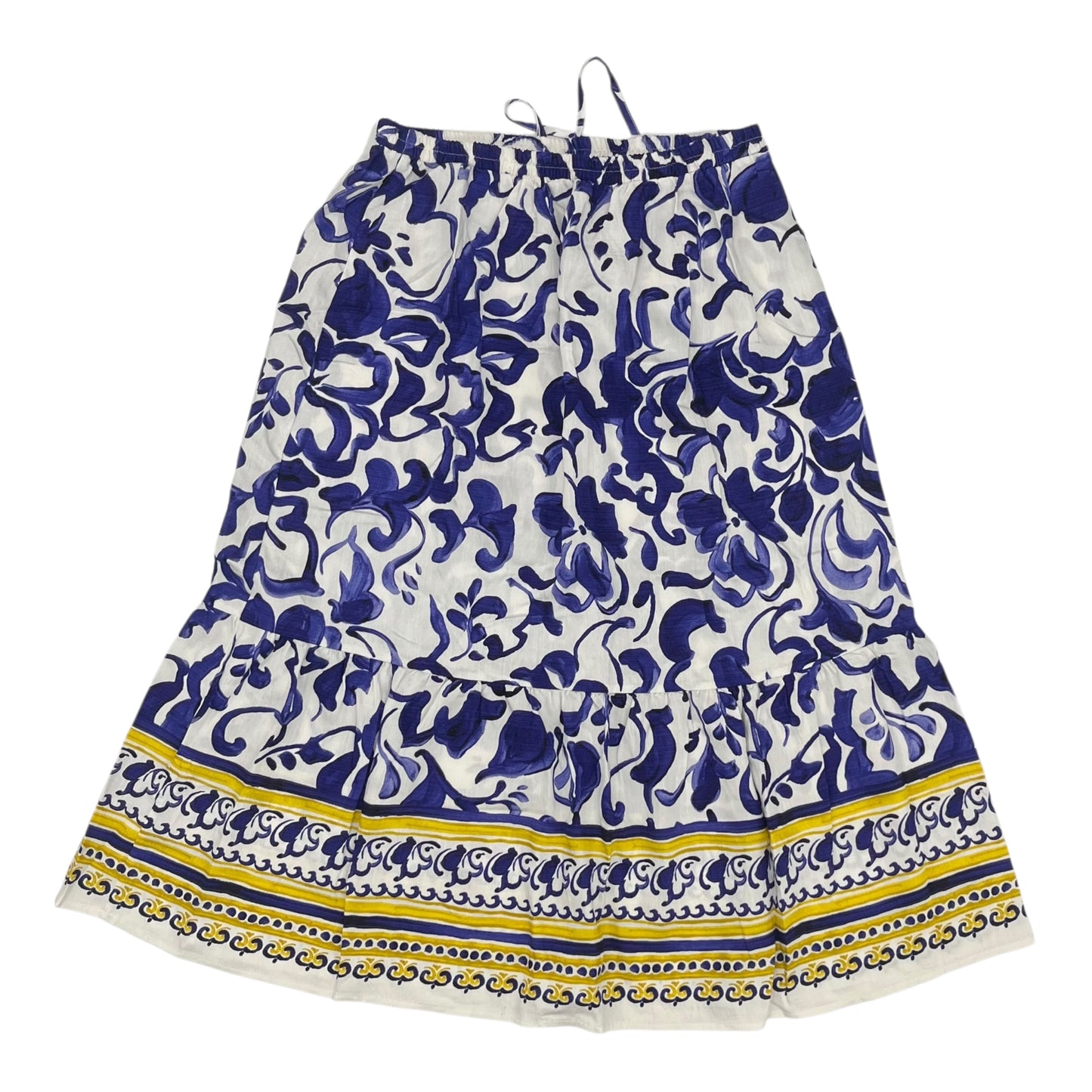 Skirt Midi By Mlle Gabrielle In Blue & White, Size:M