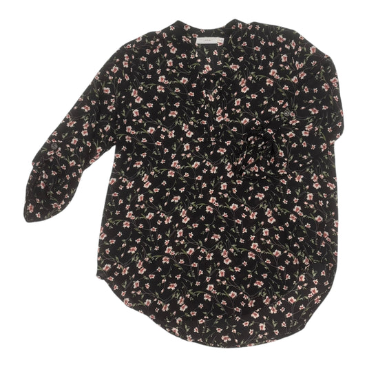 BLOUSE 3/4 SLEEVE by LUSH In FLORAL PRINT, Size: M