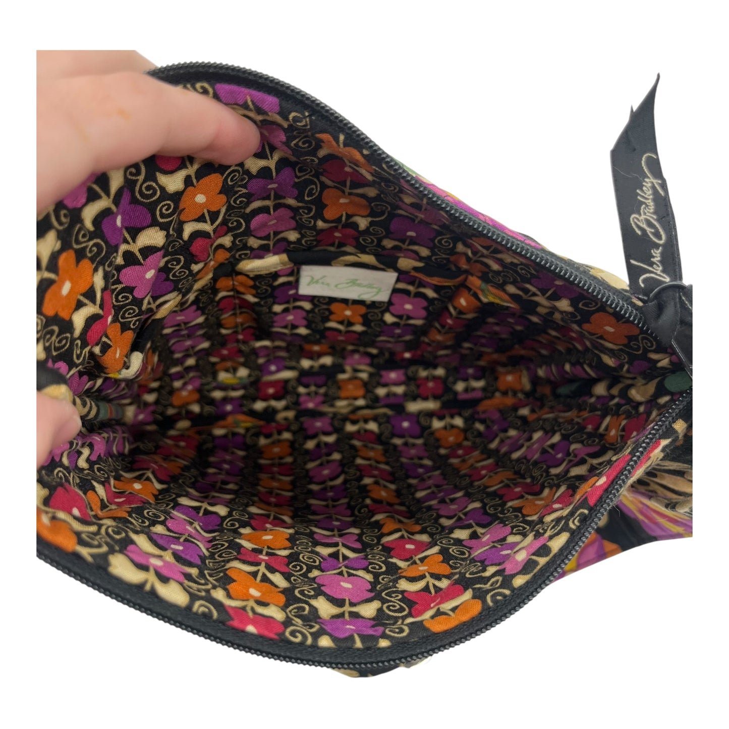 Crossbody By Vera Bradley In Black, Size:Large