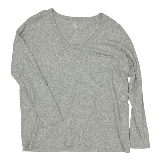 Top Ls Basic By Aerie In Grey, Size:M