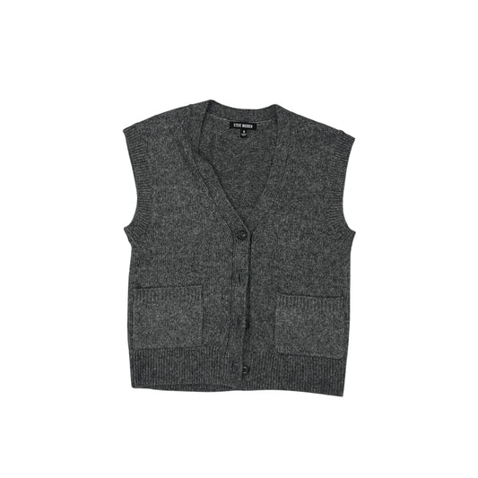 Vest Sweater By Steve Madden In Grey, Size:S