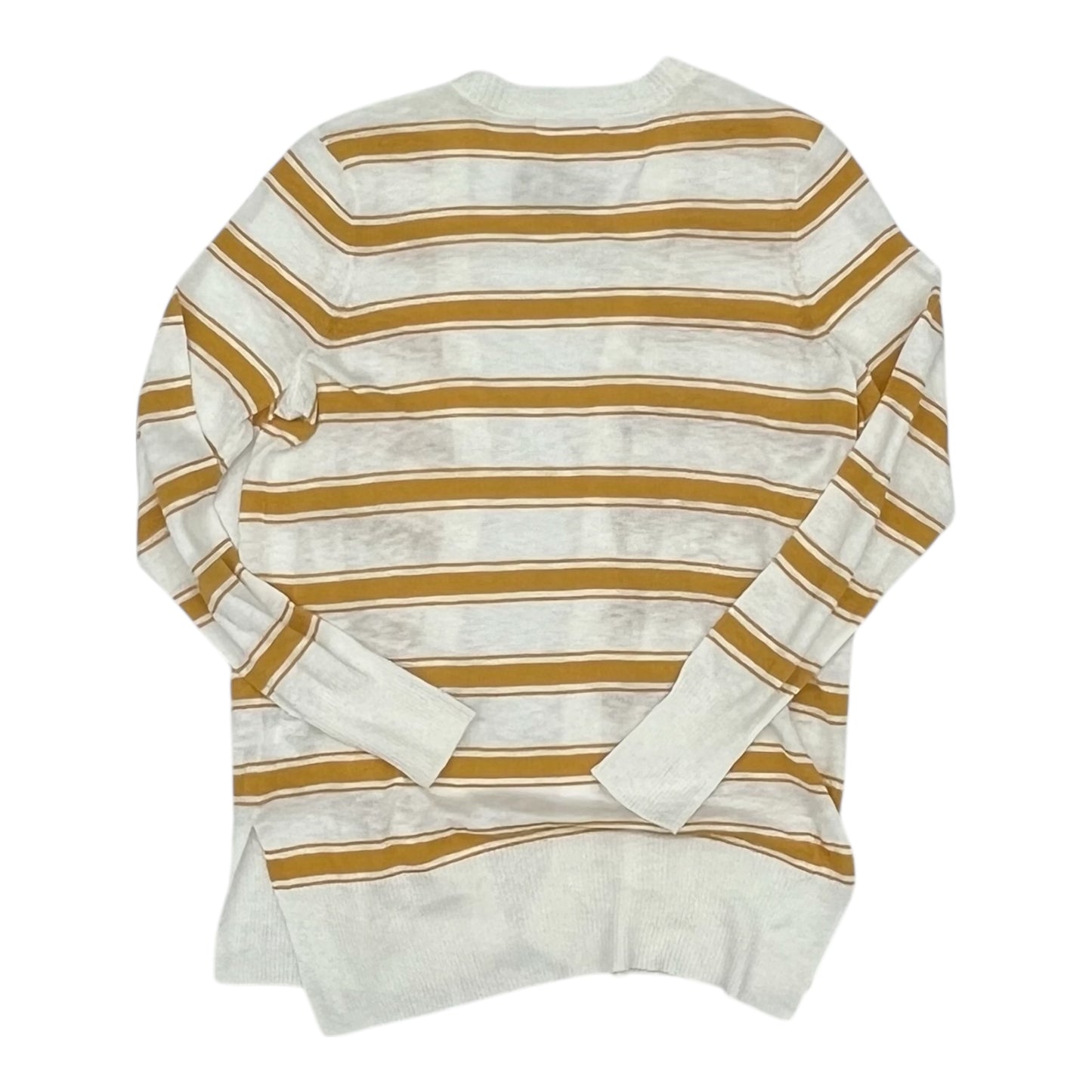 Cardigan By Maurices In Cream & Yellow, Size:Xs