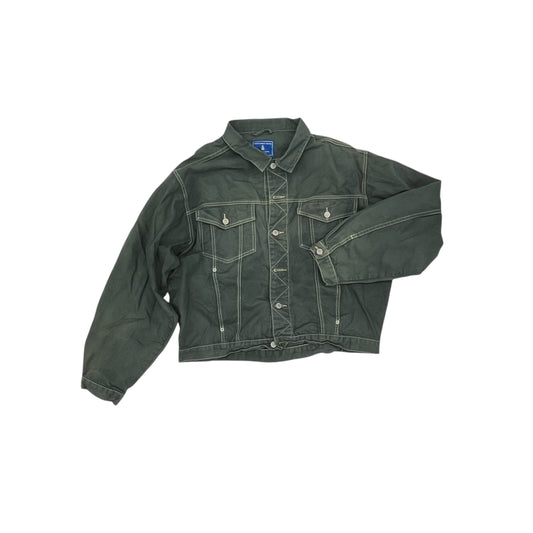 Jacket Utility By Clothes Mentor In Green, Size:Xxl