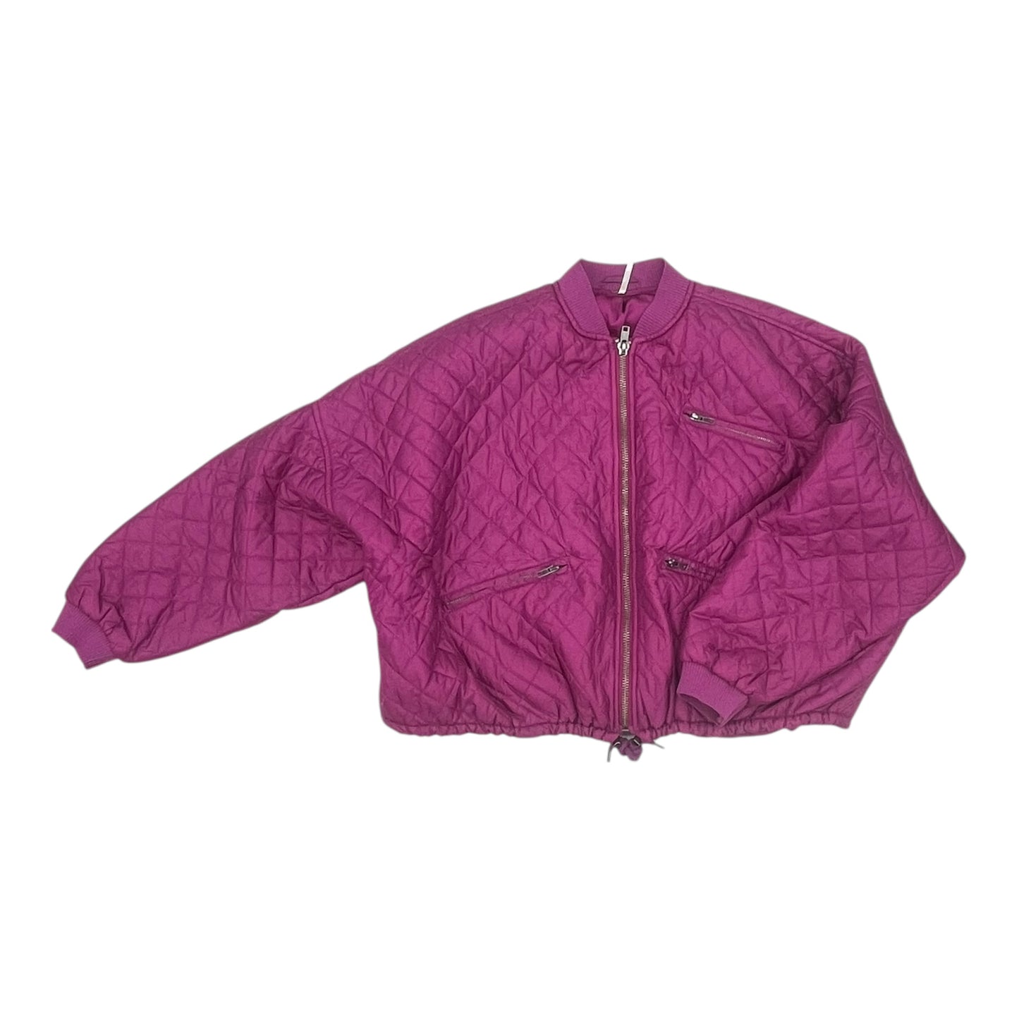Jacket Puffer & Quilted By Free People In Purple, Size:M