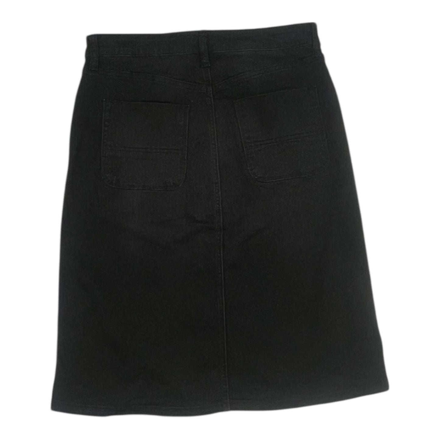 Skirt Midi By Kut In Black Denim, Size:6