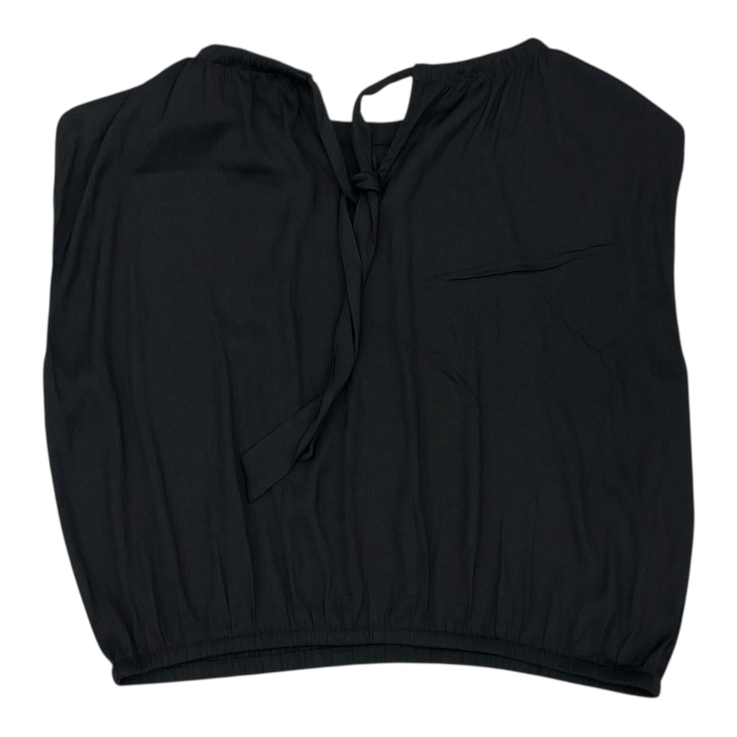Blouse Ss By Loft In Black, Size:L
