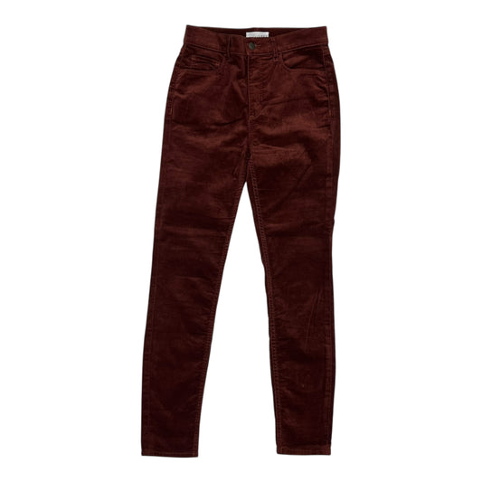 Pants Corduroy By Loft In Maroon, Size:0