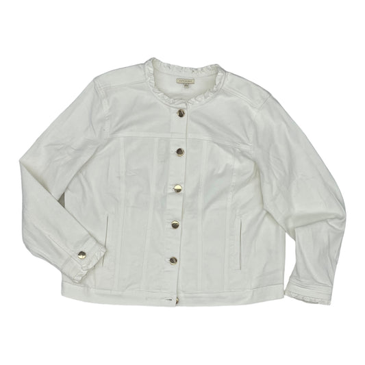 WHITE JACKET OTHER by CLOTHES MENTOR Size:XL