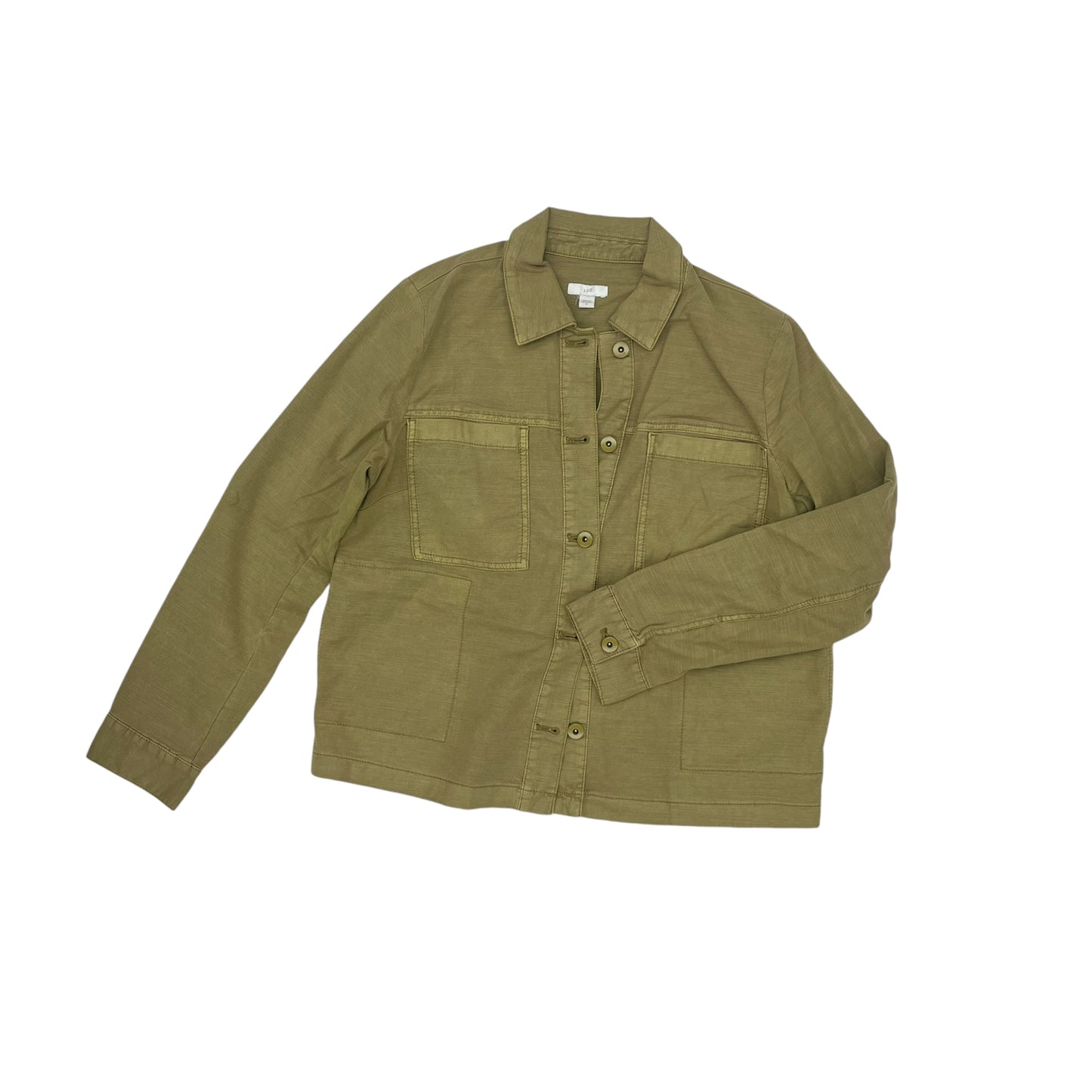 Jacket Utility By J. Jill In Green, Size:S