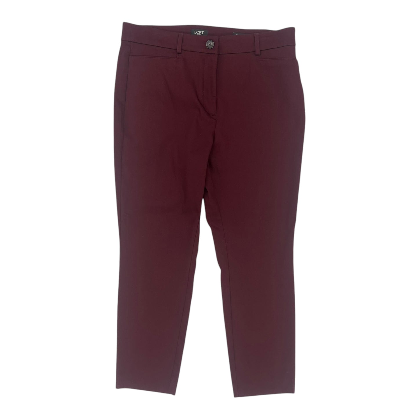 Pants Chinos & Khakis By Loft In Red, Size:12P