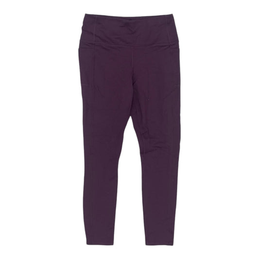 Athletic Leggings By Skechers In Purple, Size:M