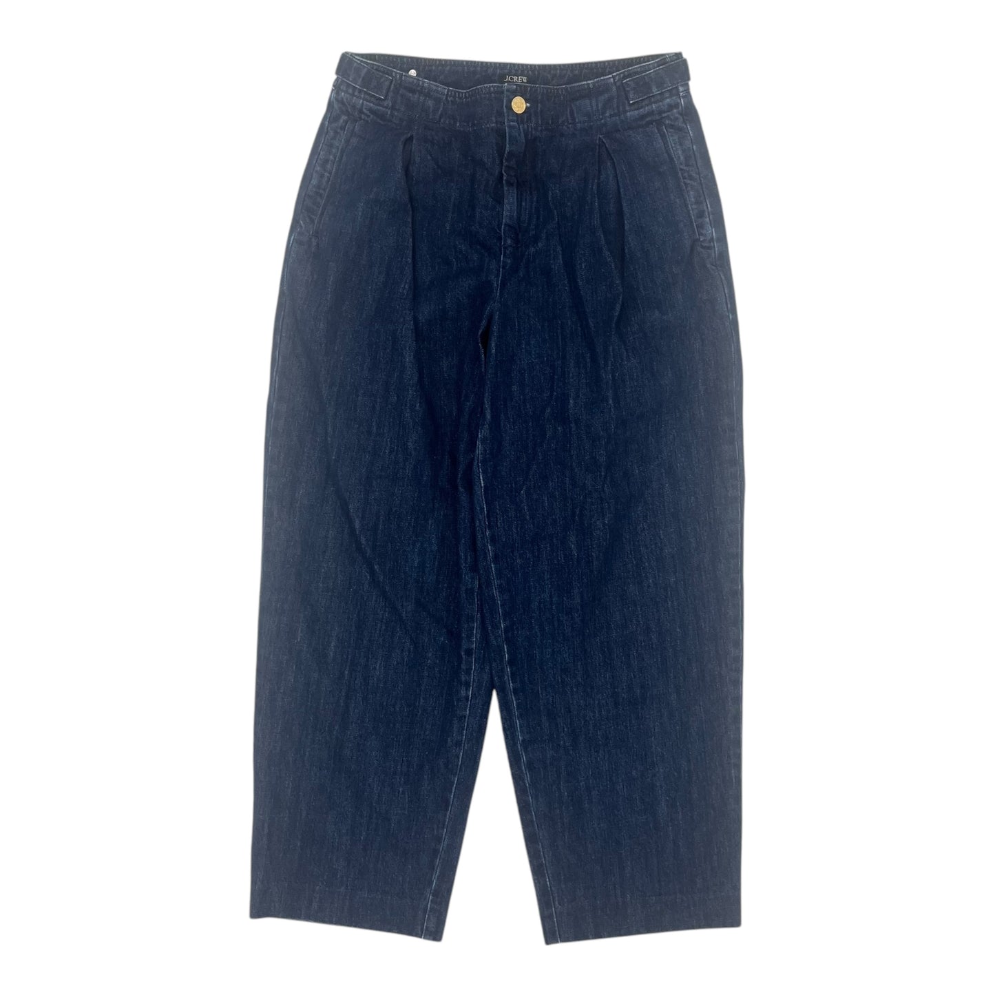 Jeans Wide Leg By J. Crew In Blue Denim, Size:6