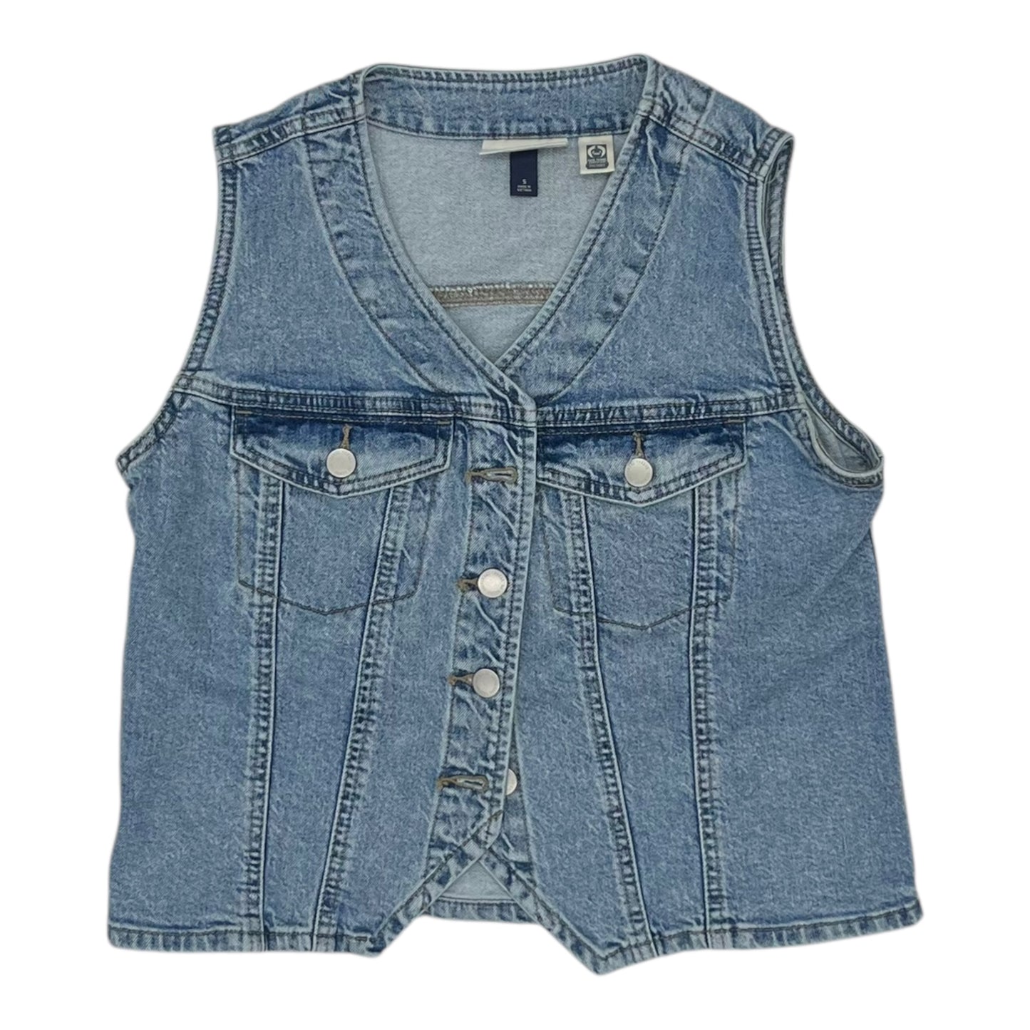 Vest Other By Universal Thread In Blue Denim, Size:S