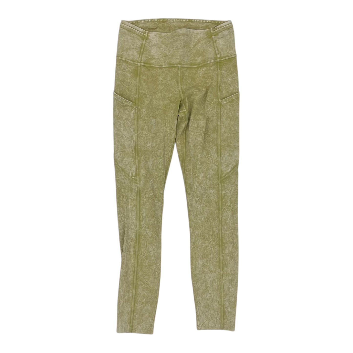 Athletic Leggings Capris By Lululemon In Green, Size:S