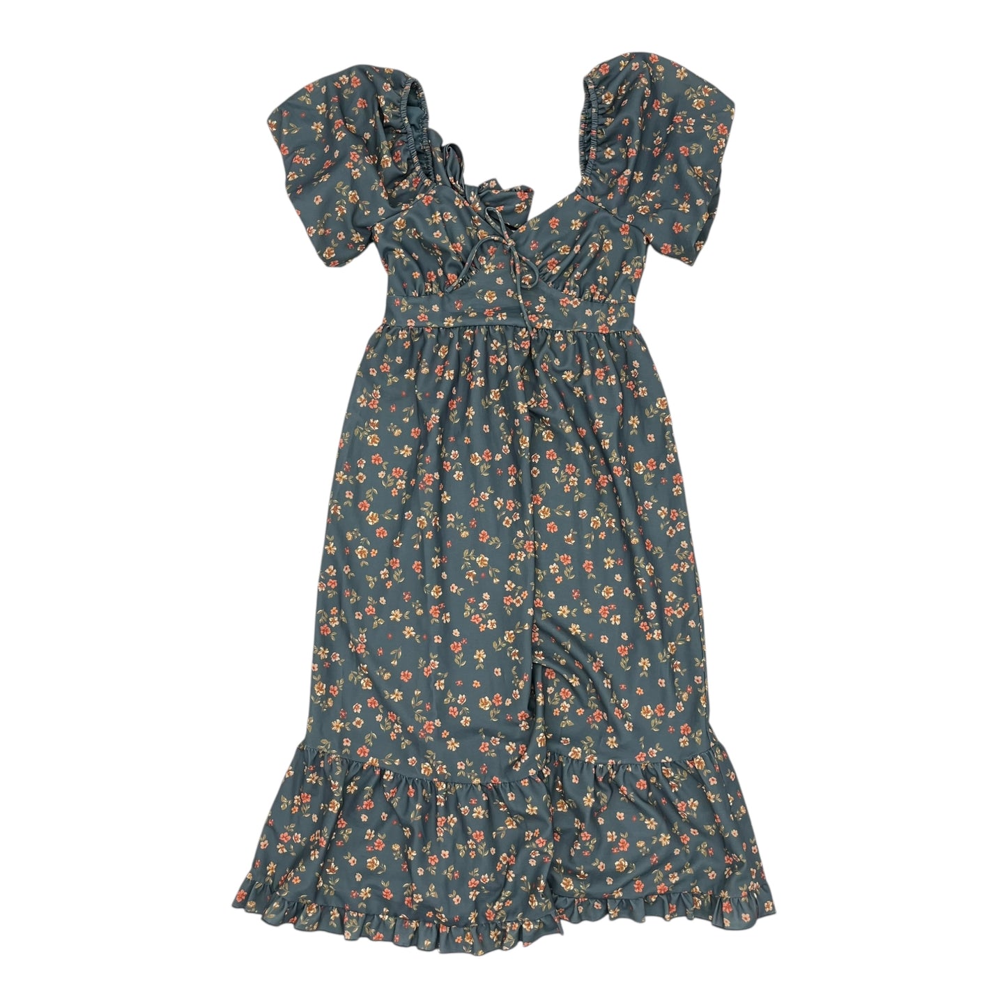 Dress Casual Midi By Cme In Green, Size:S