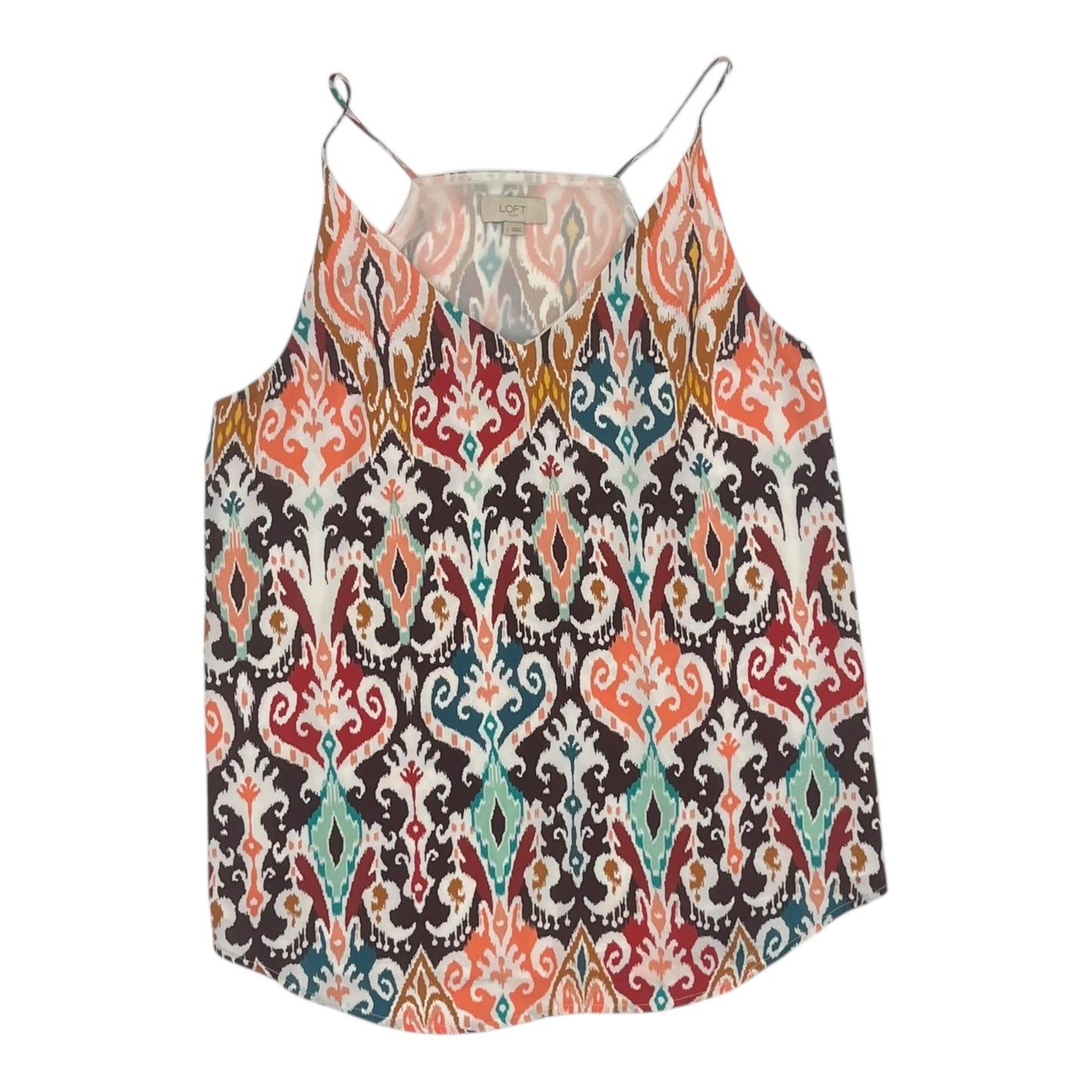 Blouse Sleeveless By Loft In Multi, Size:L