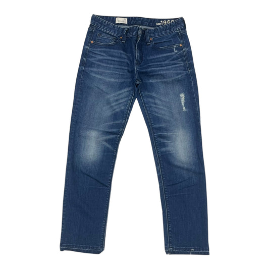 Jeans Straight By Gap In Blue Denim, Size:2