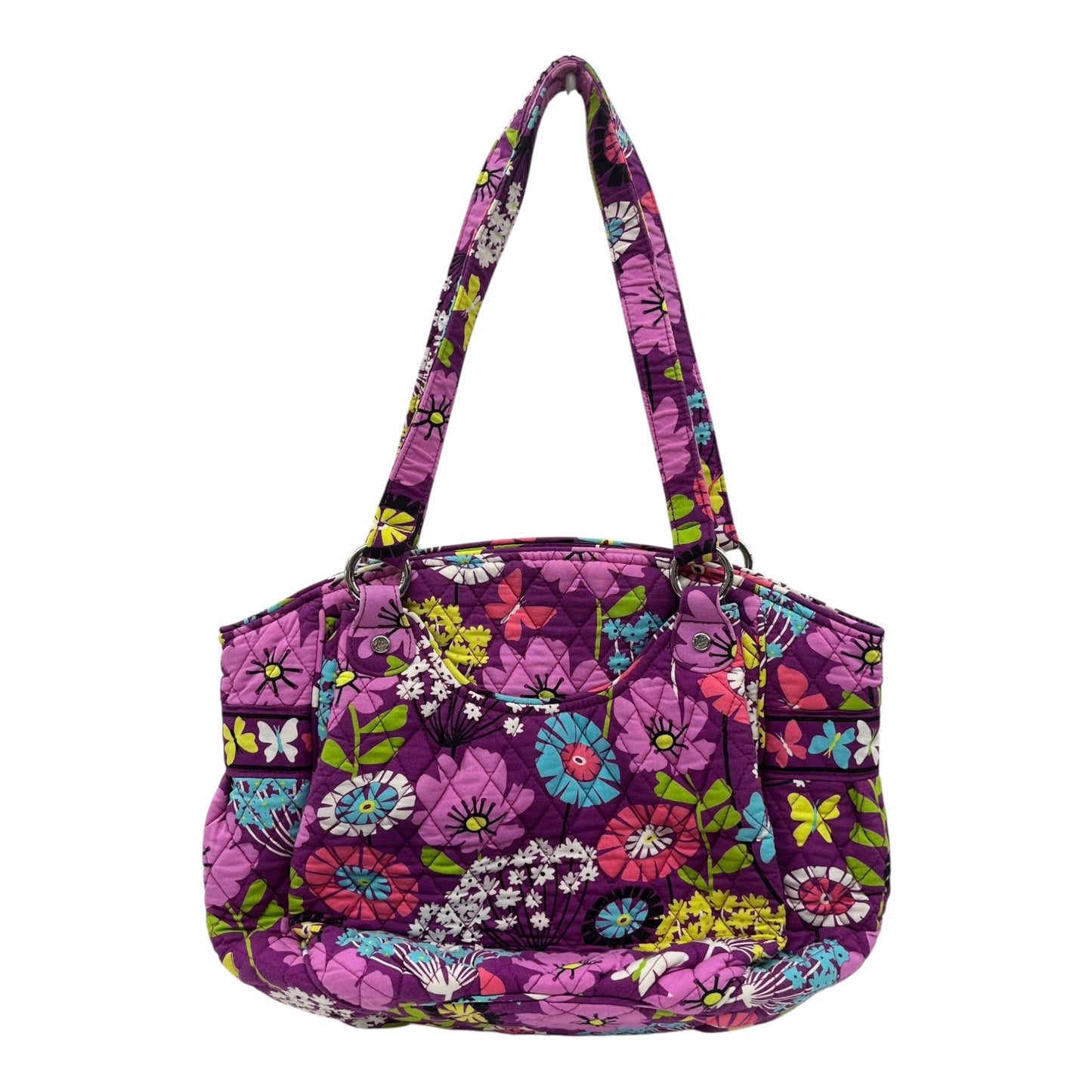 Handbag By Vera Bradley In Purple, Size:Medium