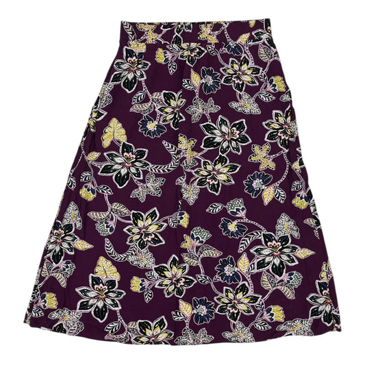 Skirt Midi By Loft In Floral Print, Size:S