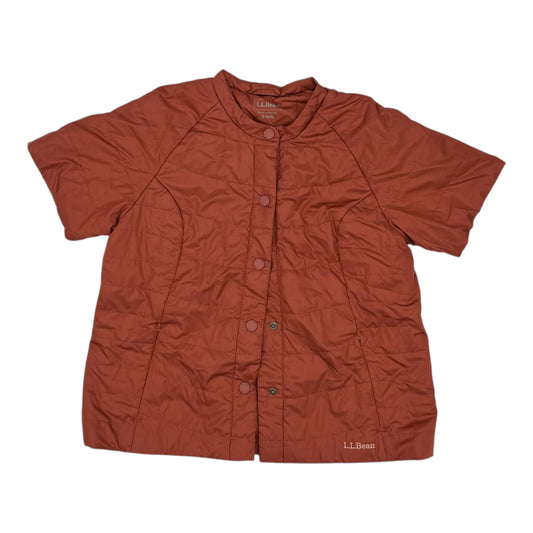 Vest Puffer & Quilted By L.L. Bean In Orange, Size:S