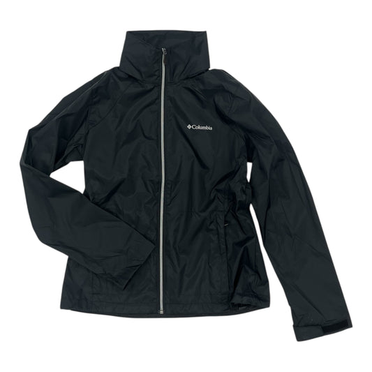 Jacket Windbreaker By Columbia In Black, Size:M
