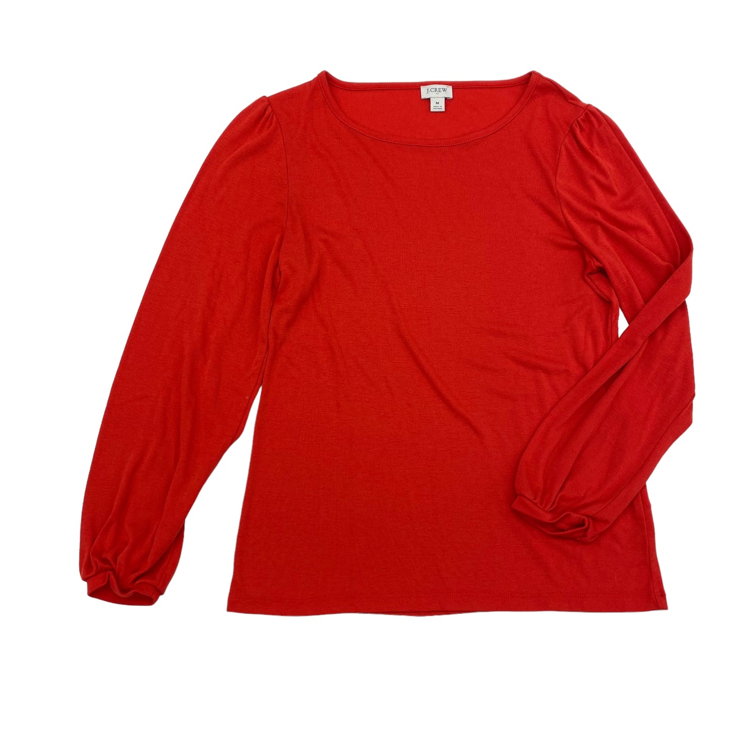 RED TOP LS by J. CREW Size:M