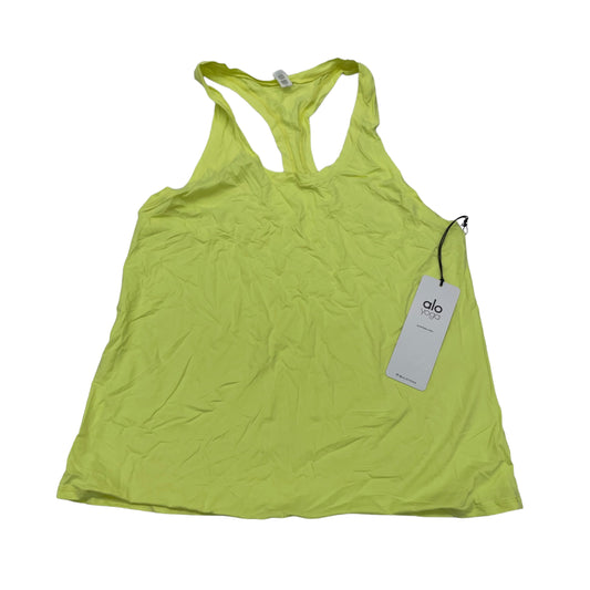 YELLOW ATHLETIC TANK TOP by ALO Size:M