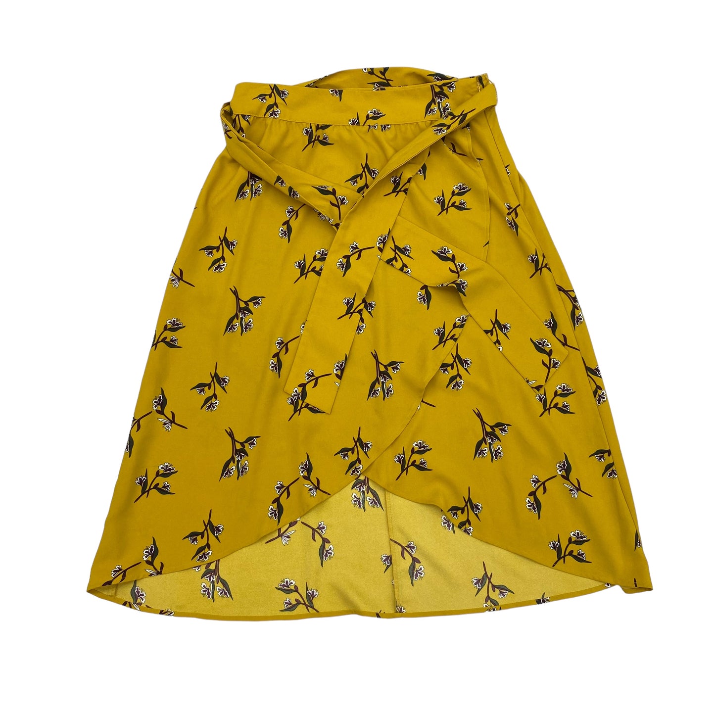 YELLOW SKIRT MIDI by LOFT Size:6