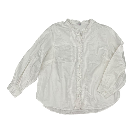 Top Ls By Old Navy In White, Size:2X