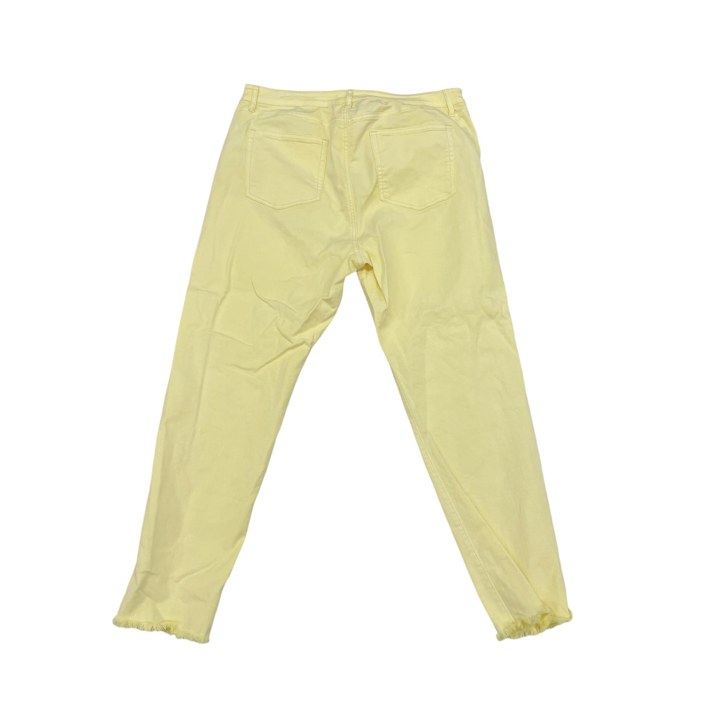 Pants Chinos & Khakis By Loft In Yellow, Size:14