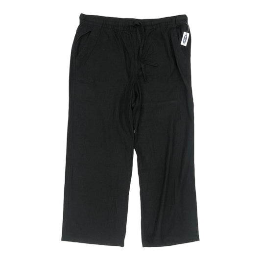 Pants Linen By Old Navy In Black, Size:Xl