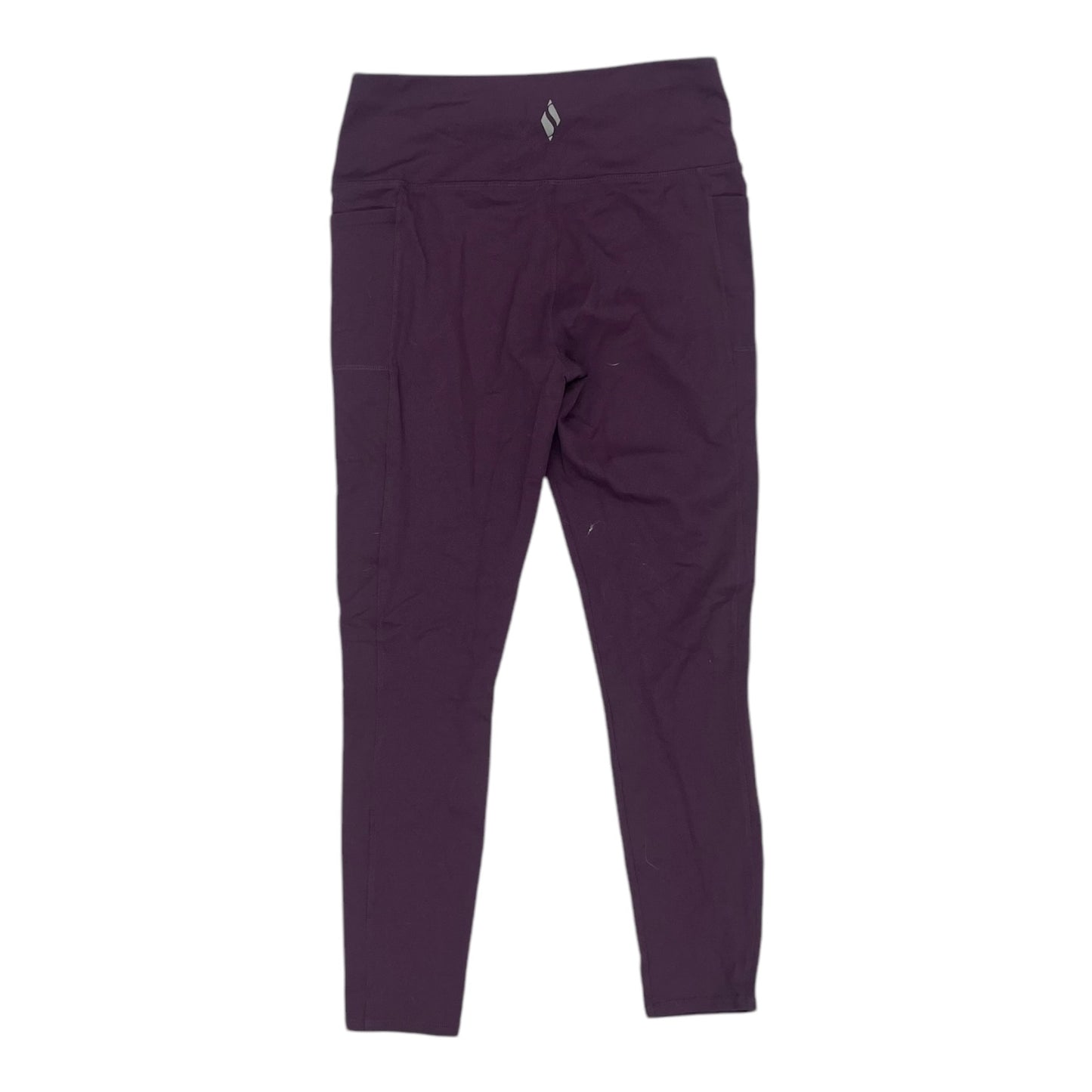 Athletic Leggings By Skechers In Purple, Size:M