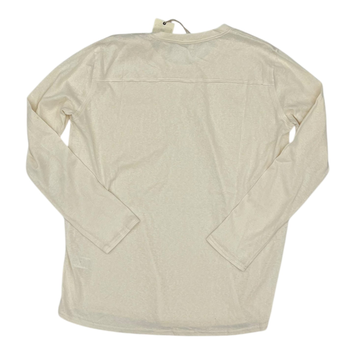 Top Ls By Easel In Cream, Size:M