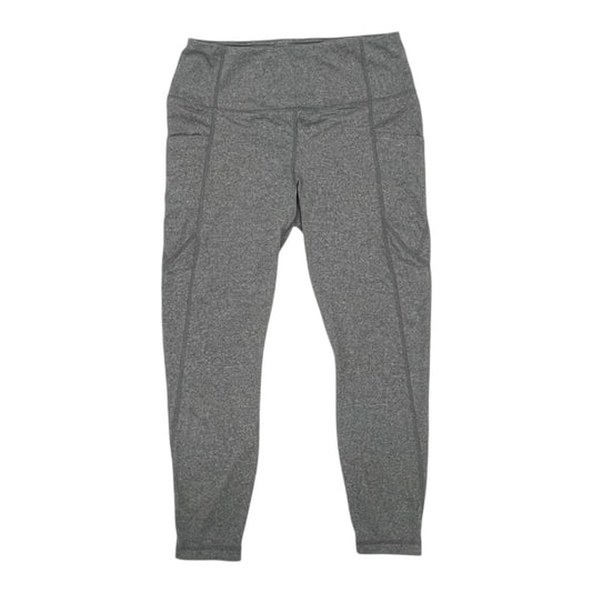Athletic Leggings By Members Mark In Grey, Size:Xl