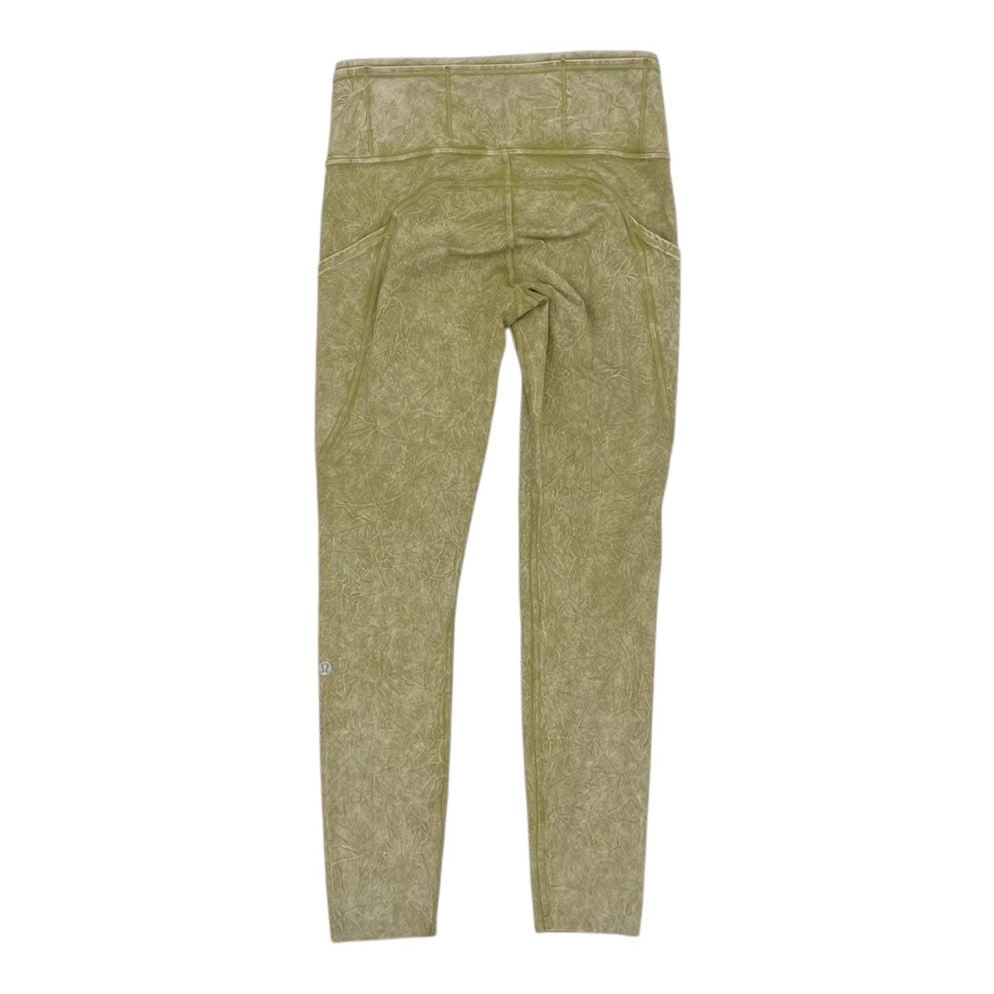 Athletic Leggings Capris By Lululemon In Green, Size:S