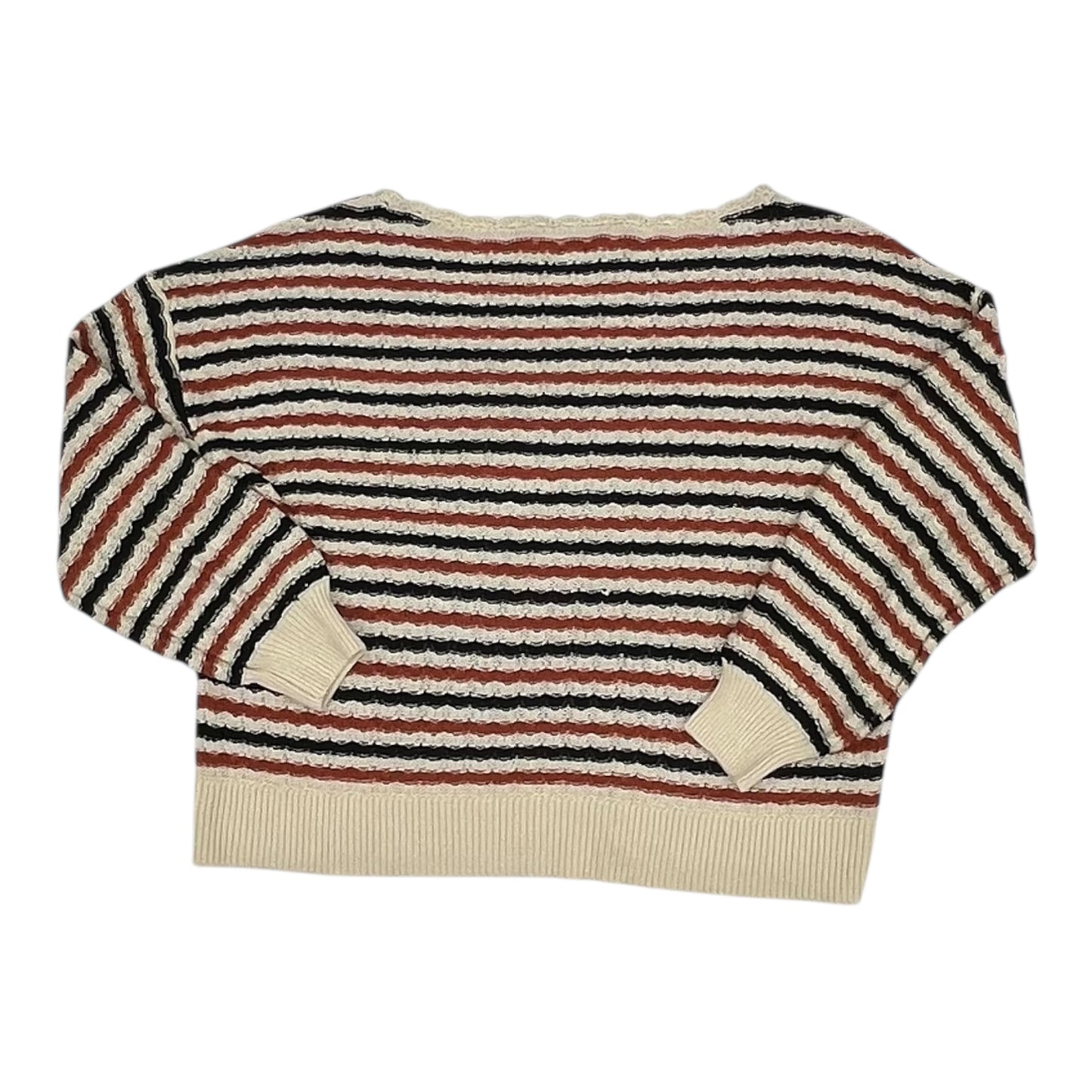 Sweater By Loft In Striped Pattern, Size:M